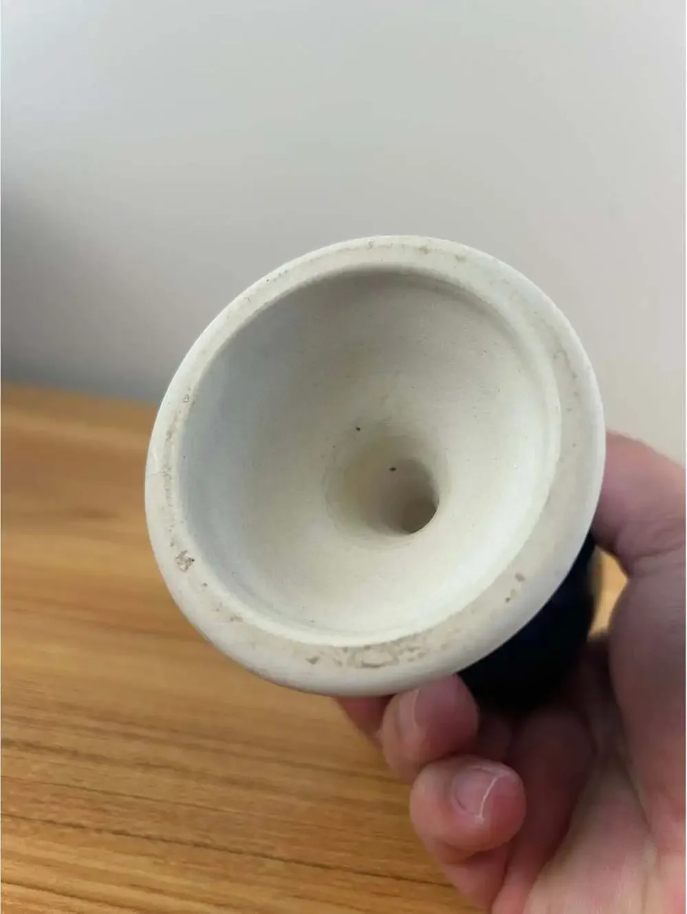 Bill Campbell Art Pottery Chalice Vase 6